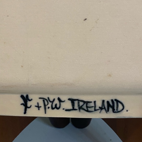 Peter and Fran Wolstenholme P&FW Courtmacsherry Ireland Art Pottery 7” Plate - Picture 4 of 7